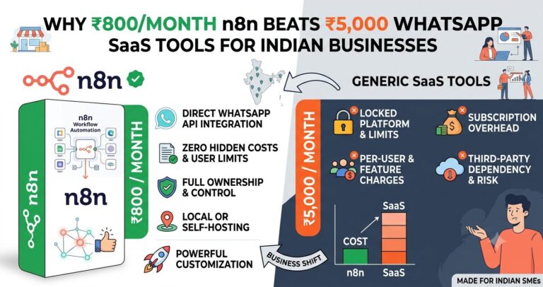 n8n WhatsApp automation India