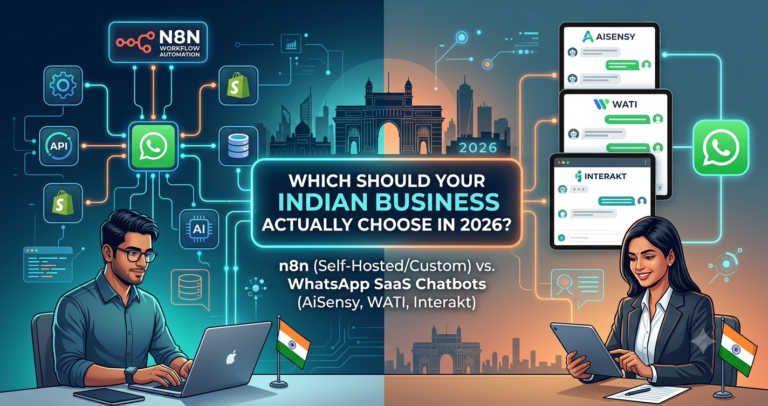 n8n vs WhatsApp SaaS chatbots India